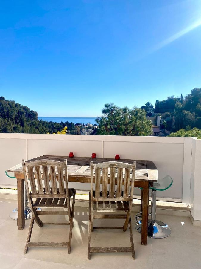 Appartement Luxe - 3 Pieces Avec Vue Mer, Piscine Et Tennis Nicea Zewnętrze zdjęcie