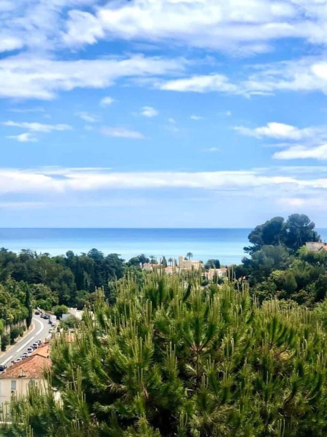 Appartement Luxe - 3 Pieces Avec Vue Mer, Piscine Et Tennis Nicea Zewnętrze zdjęcie